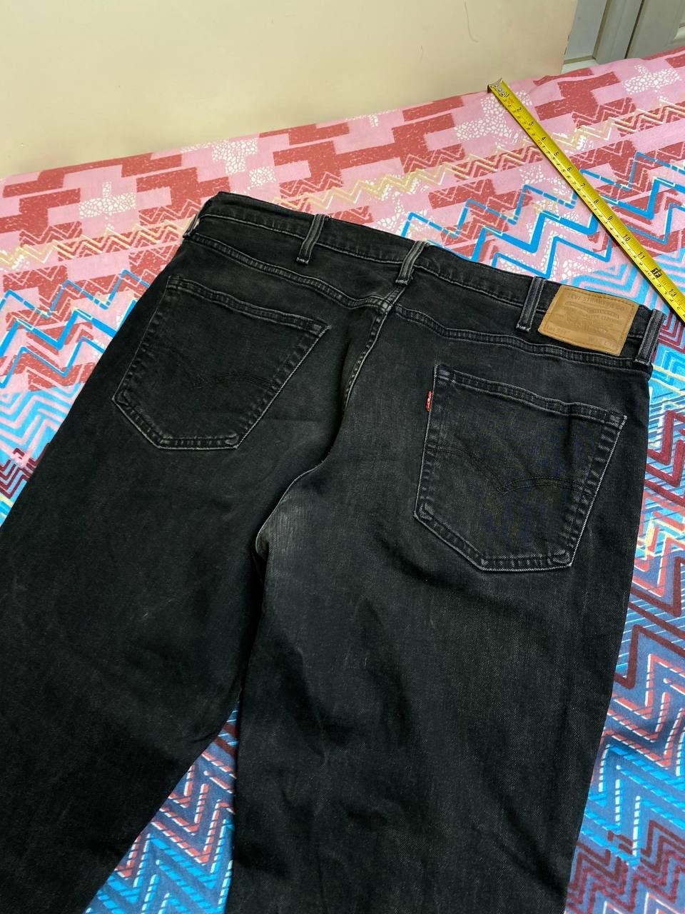 Levi's × Vintage Vintage Y2K Levi’s 511 Faded Black Grunge Opium Denim Jeans Size US 38 / EU 54 - 6 Thumbnail