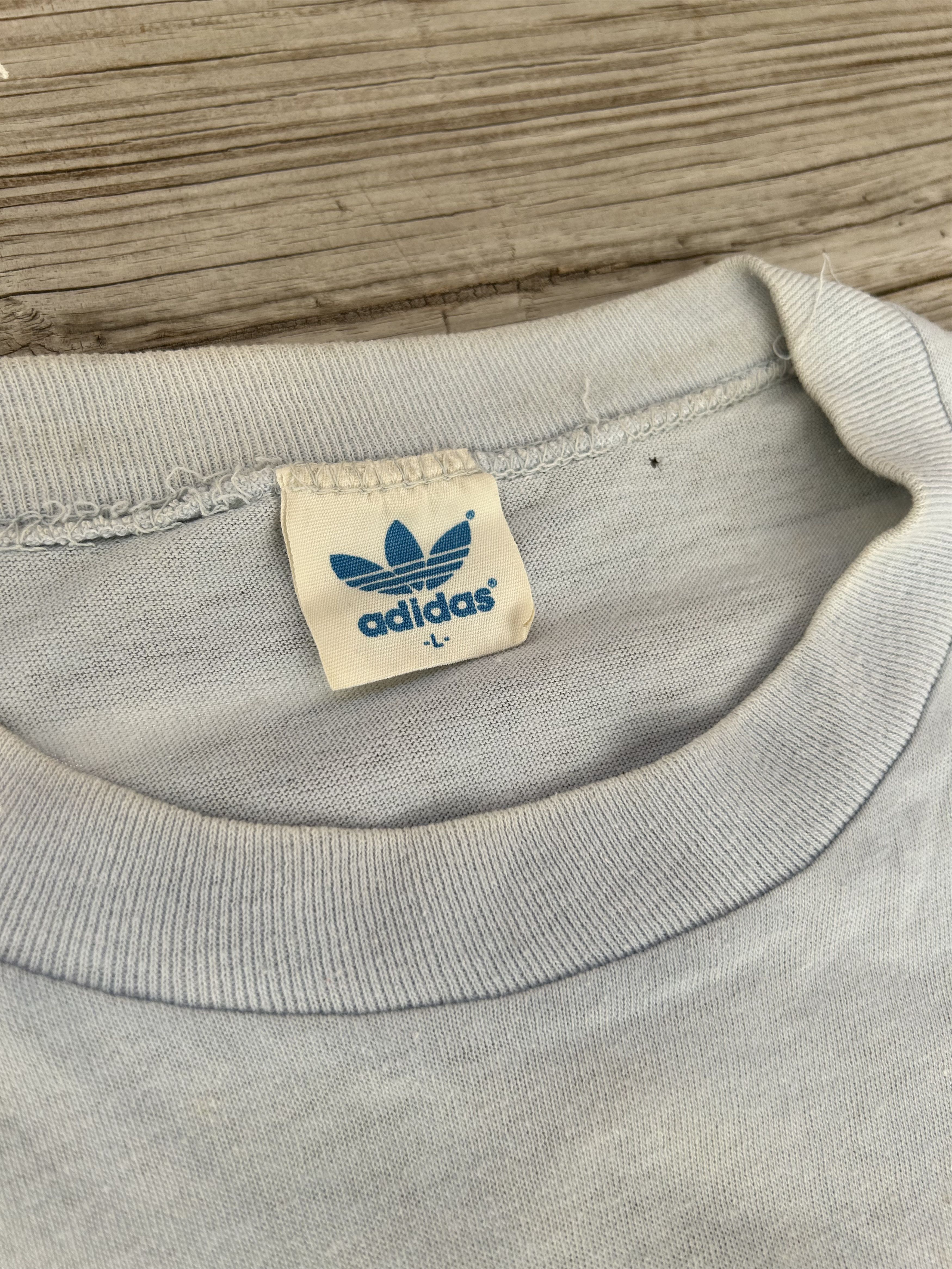 Adidas 1980 Adidas Tee Size US L / EU 52-54 / 3 - 6 Thumbnail