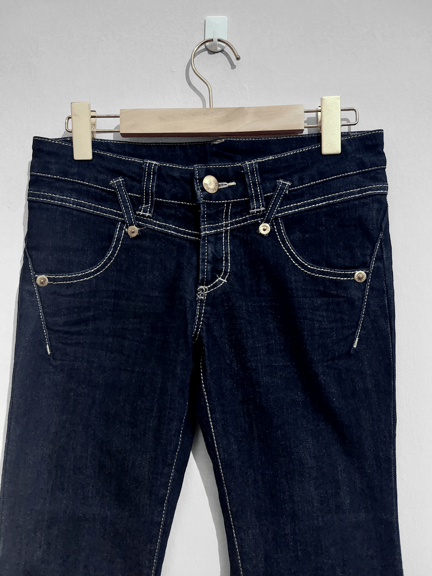 Vintage Flare💥 Pocket Zipped By Original Jeans Size 30" / US 8 / IT 44 - 6 Thumbnail