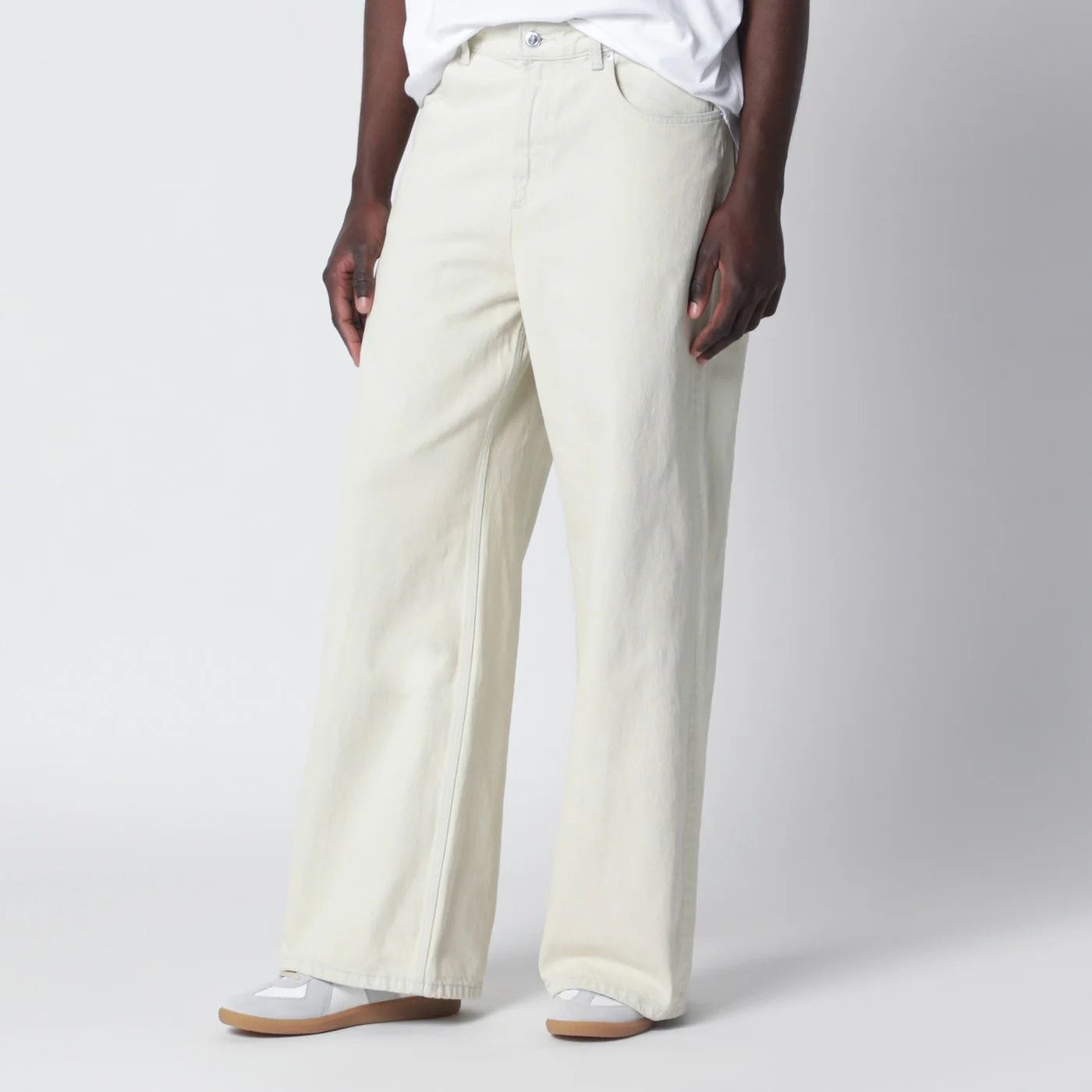 A.P.C. o1d2blof0426 Bleached Jeans in Off-White Size US 33 - 2 Thumbnail