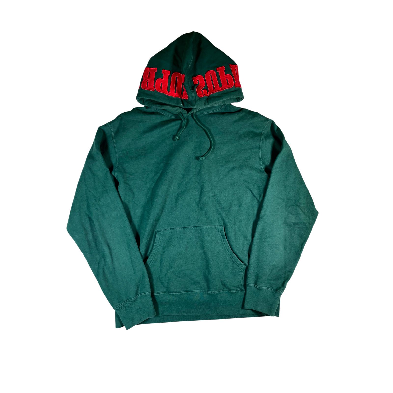 Supreme Supreme Green & Red Hoodie Size US L / EU 52-54 / 3 - 1 Thumbnail