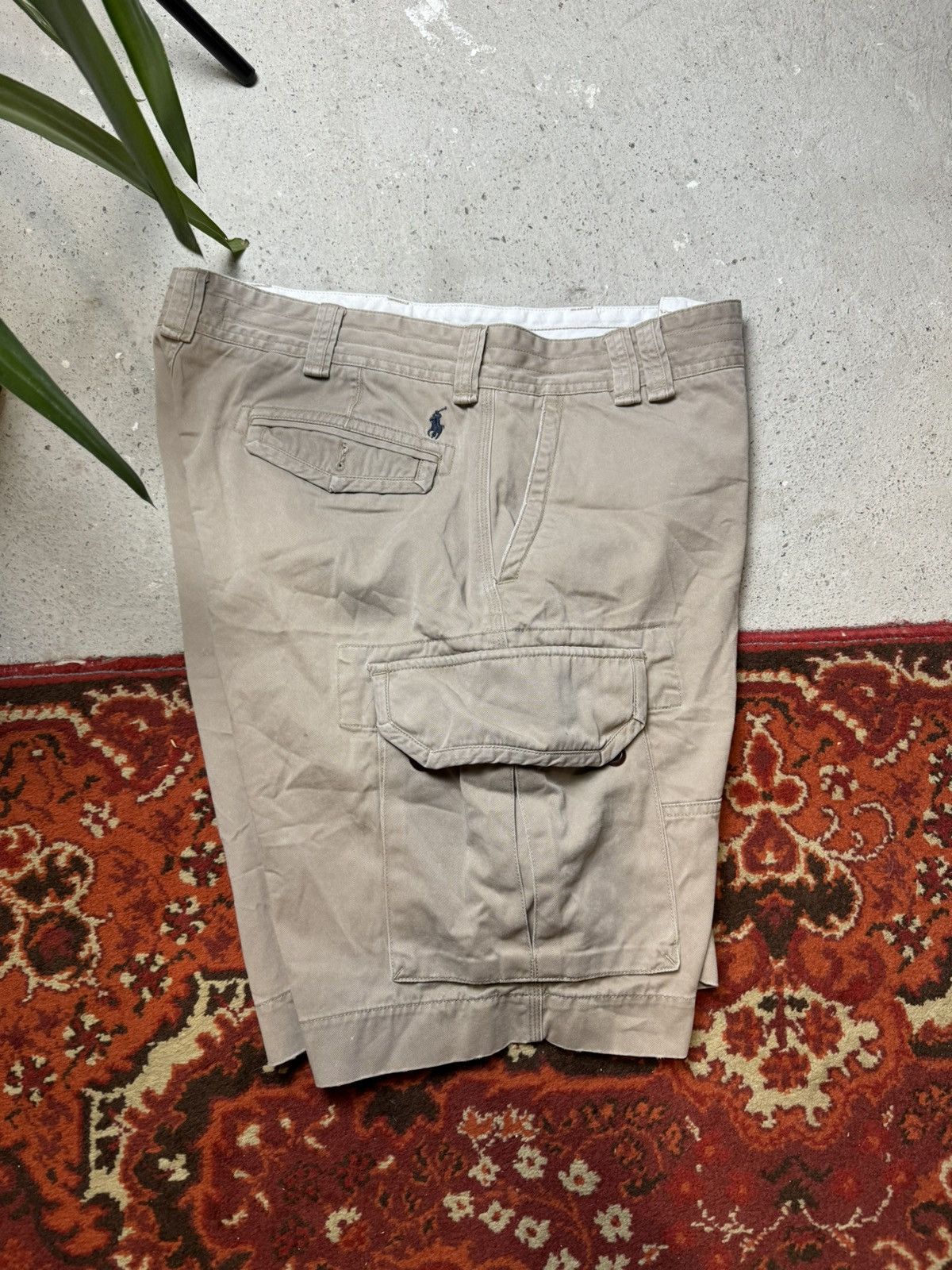 Polo Ralph Lauren × Vintage Vintage Y2K Polo Ralph Lauren Cargo Baggy Shorts Size US 36 / EU 52 - 3 Thumbnail