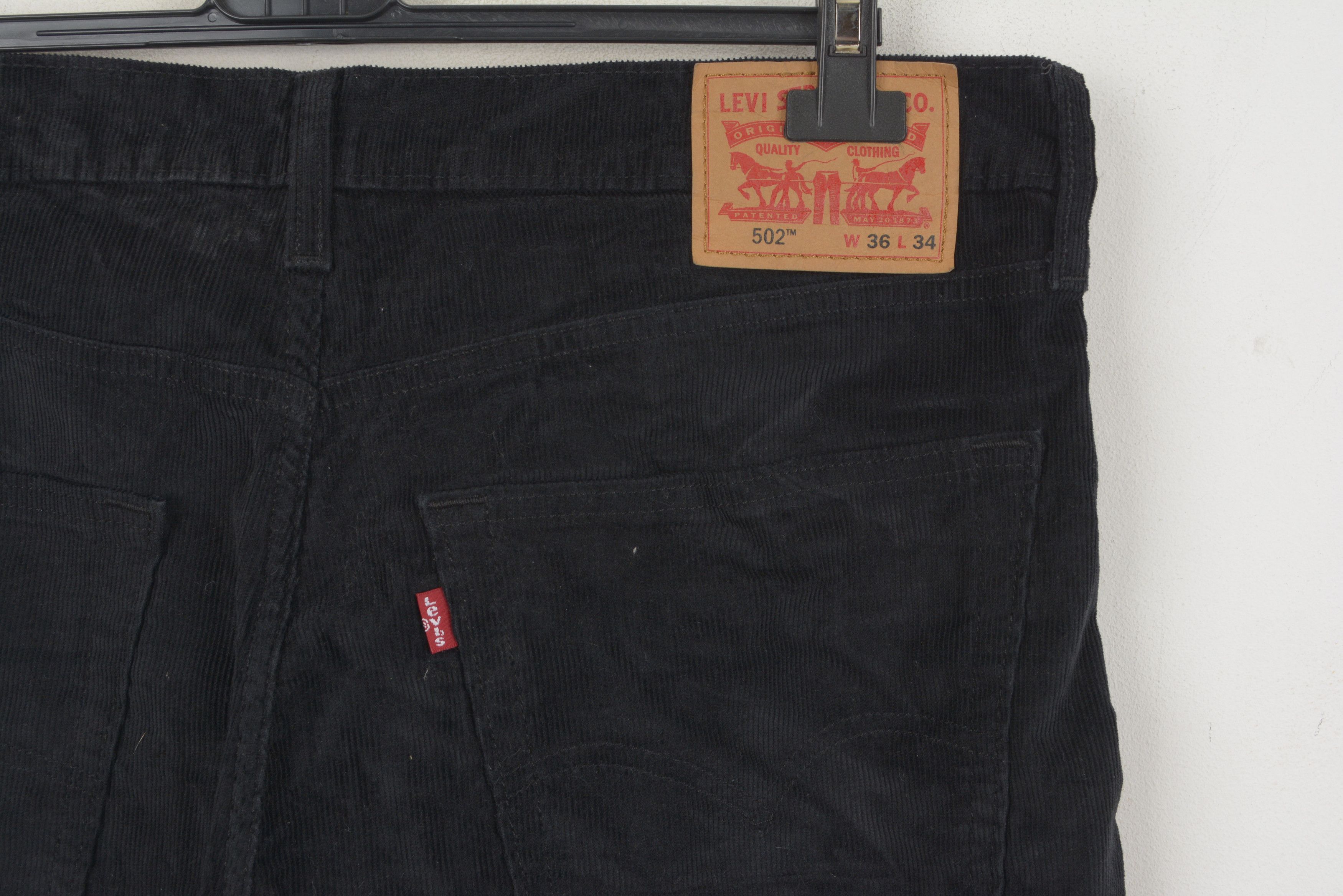 Levi's soold 502 Men W36 L34 Regular Taper Corduroy Pants Cords Size US 36 / EU 52 - 4 Thumbnail
