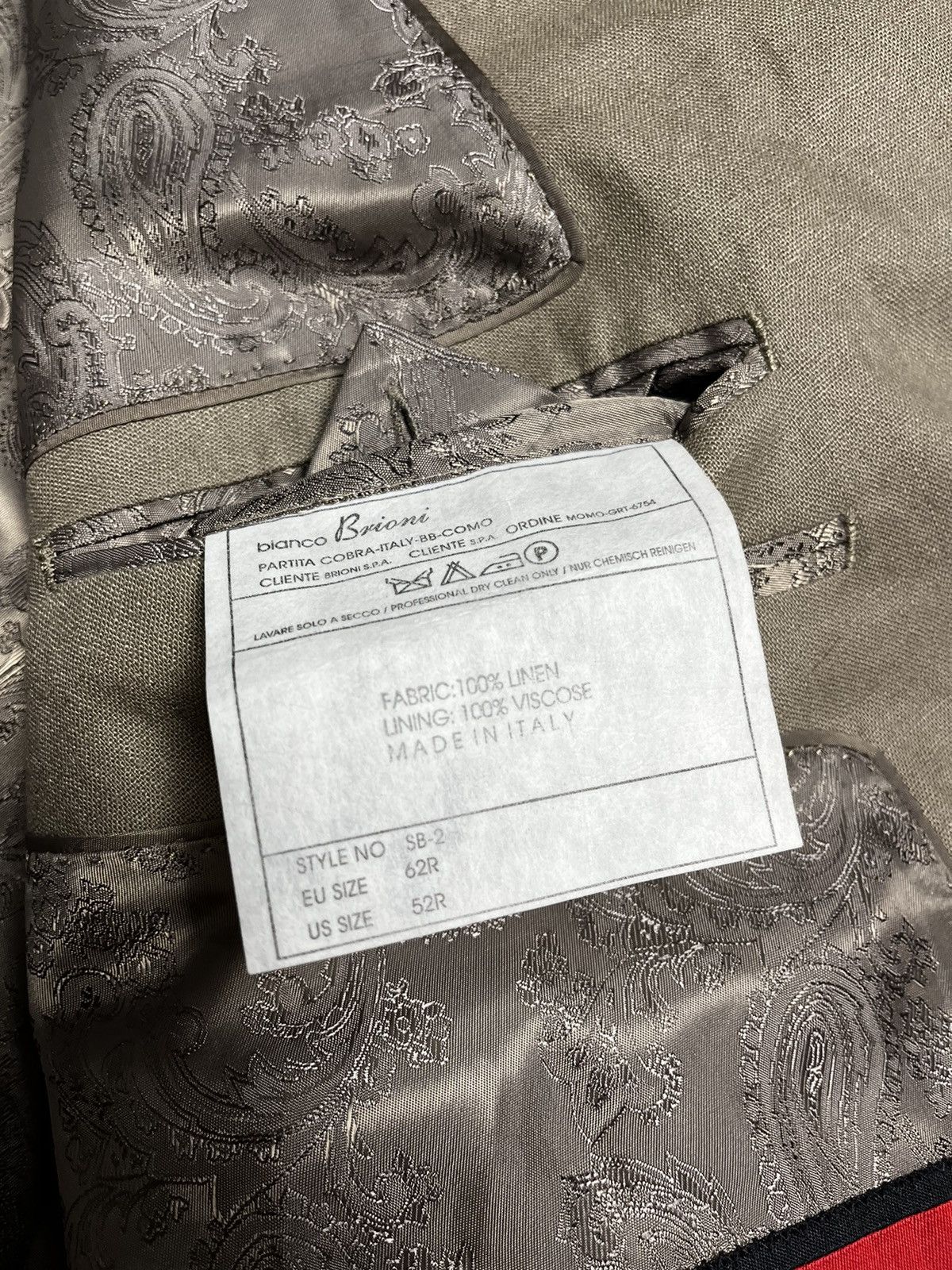 Brioni Bianca Brioni Loro Piana Suit Size 52R - 9 Thumbnail