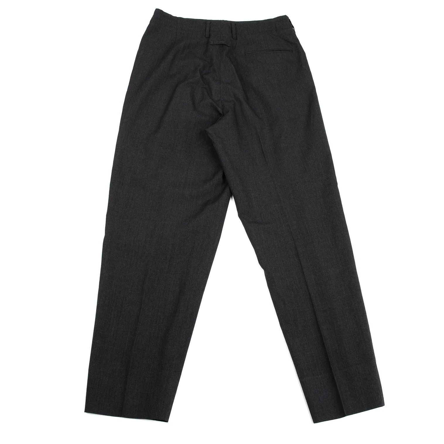 Jean Paul Gaultier Wool Tapered Trousers in Charcoal, Size 50 Size US 34 / EU 50 - 11 Thumbnail