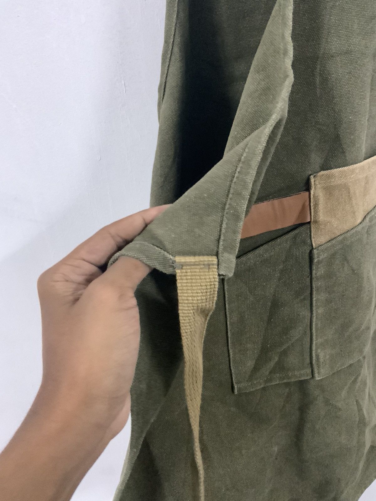 Vintage Vintage Tent-Mark Green Army Apron Size ONE SIZE - 11 Thumbnail