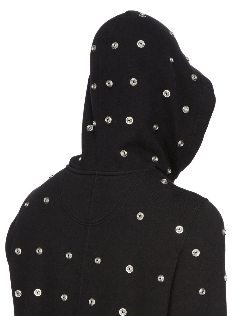 Rick Owens Drkshdw Granbury Organic Fleece Press Stud Button Hoodie SS24 Lido Size US S / EU 44-46 / 1 - 25 Thumbnail