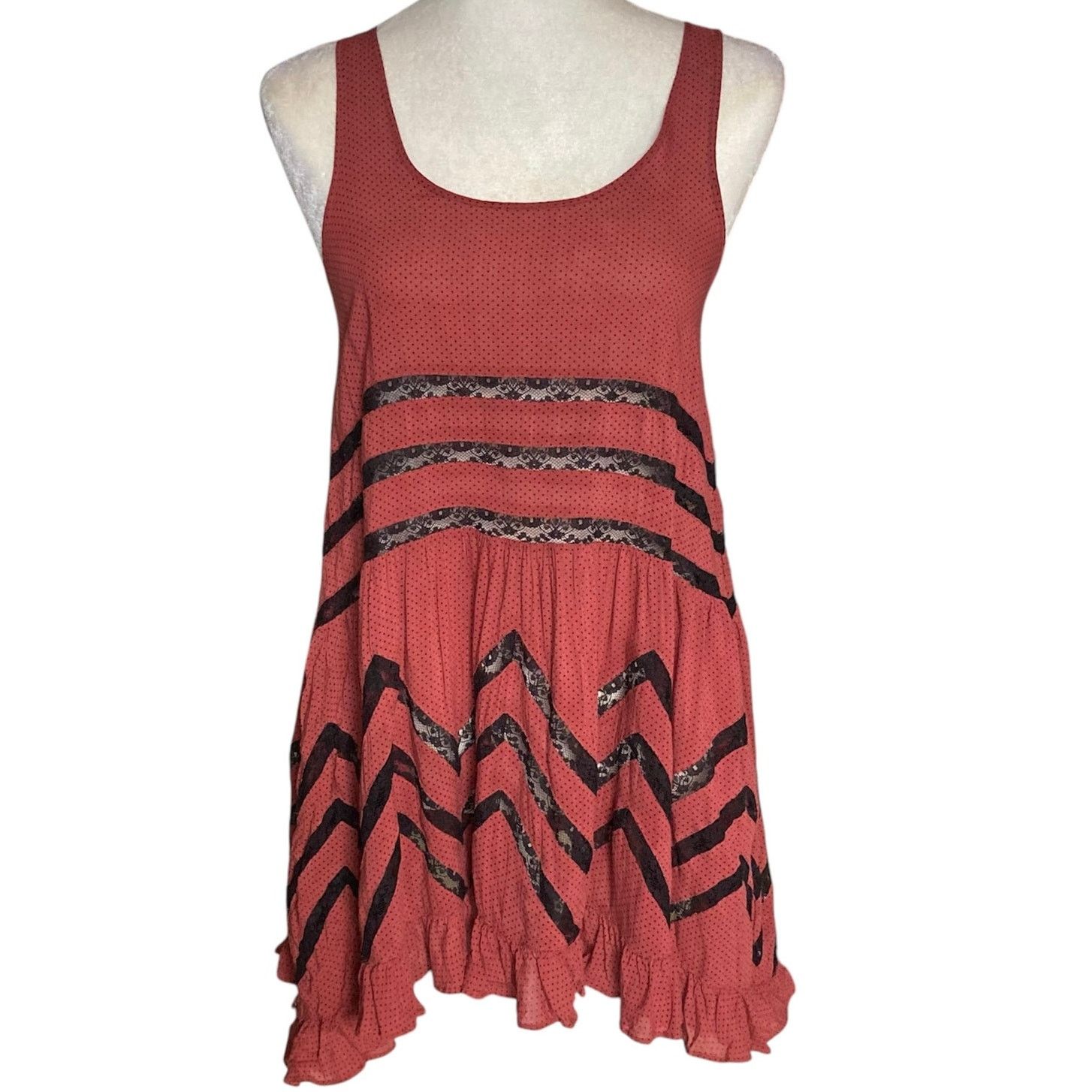 Free People Free People Intimately Tunic top trapeze Dress voile & lace Size XS / US 0-2 / IT 36-38 - 7 Thumbnail