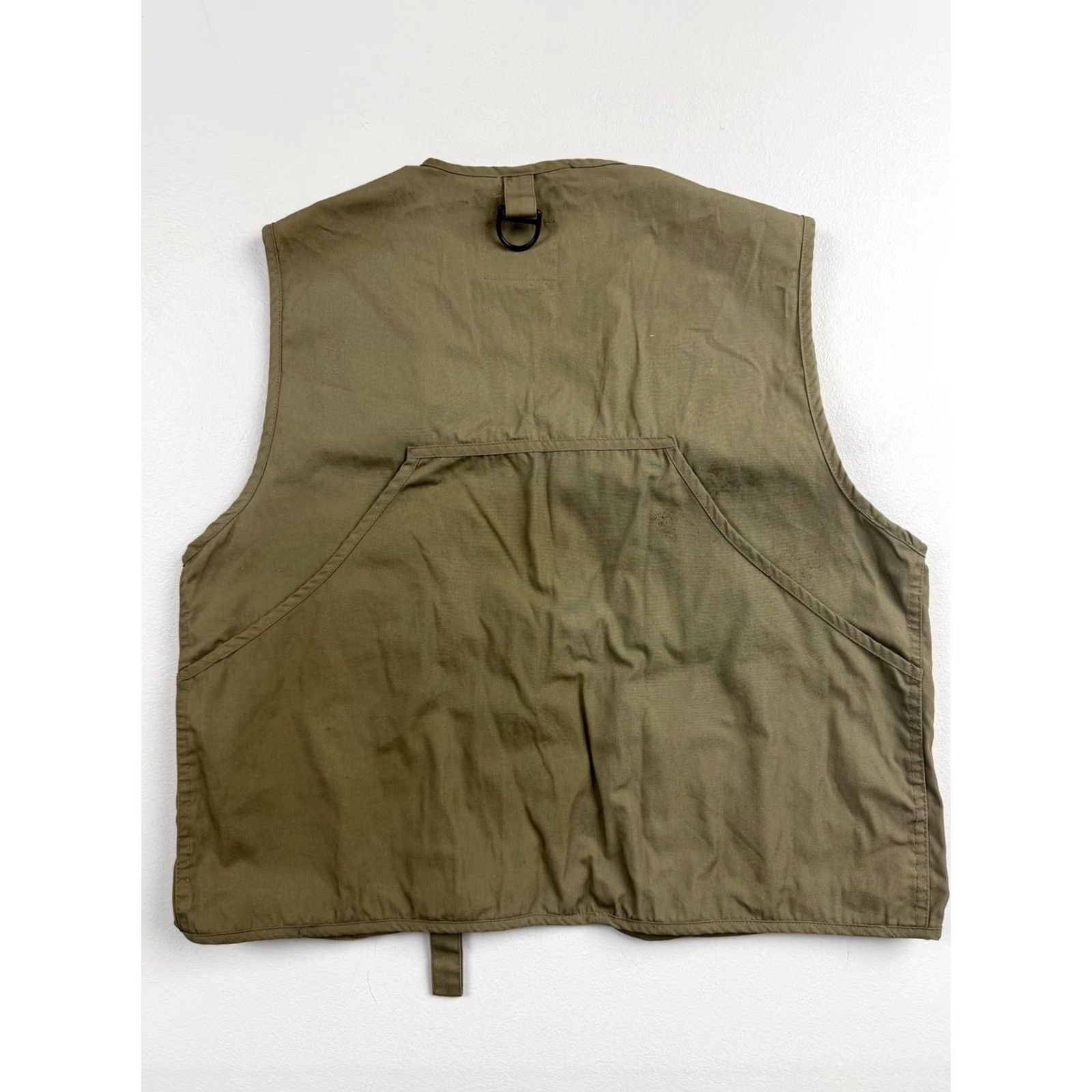Vintage Eagle Claw Vest Mens S/M Green Canvas Full Zip Pockets Outdoor Fishing Utility Vest Size US S / EU 44-46 / 1 - 2 Thumbnail