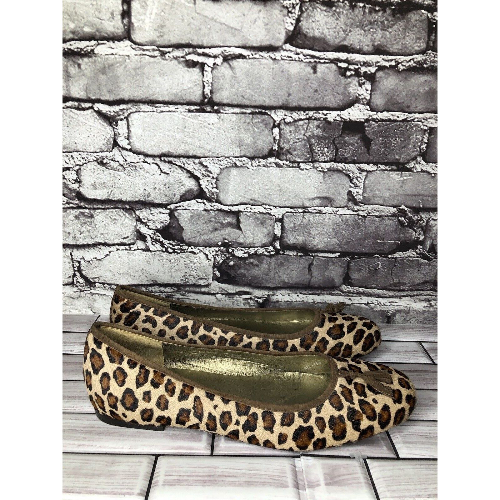 Boden Boden Leopard Print Calf Hair Tassel Ballet Flats Shoes Wome Size US 11 / IT 41 - 12 Thumbnail
