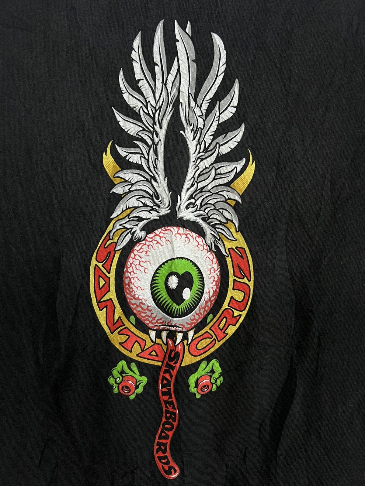 Powell Peralta × Santa Cruz Skateboards × Vintage Vintage Y2K Santa Cruz Jim Phillips Powell Pro Skater Shirt Size US S / EU 44-46 / 1 - 5 Thumbnail