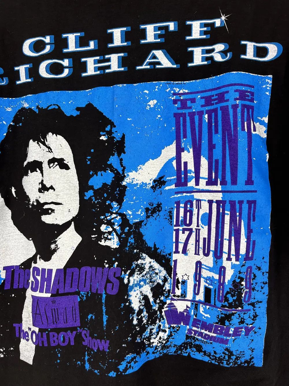 Band Tees × Vintage Vintage Cliff Richard The Event 1989 T-Shirt Size XL Size US XL / EU 56 / 4 - 10 Thumbnail