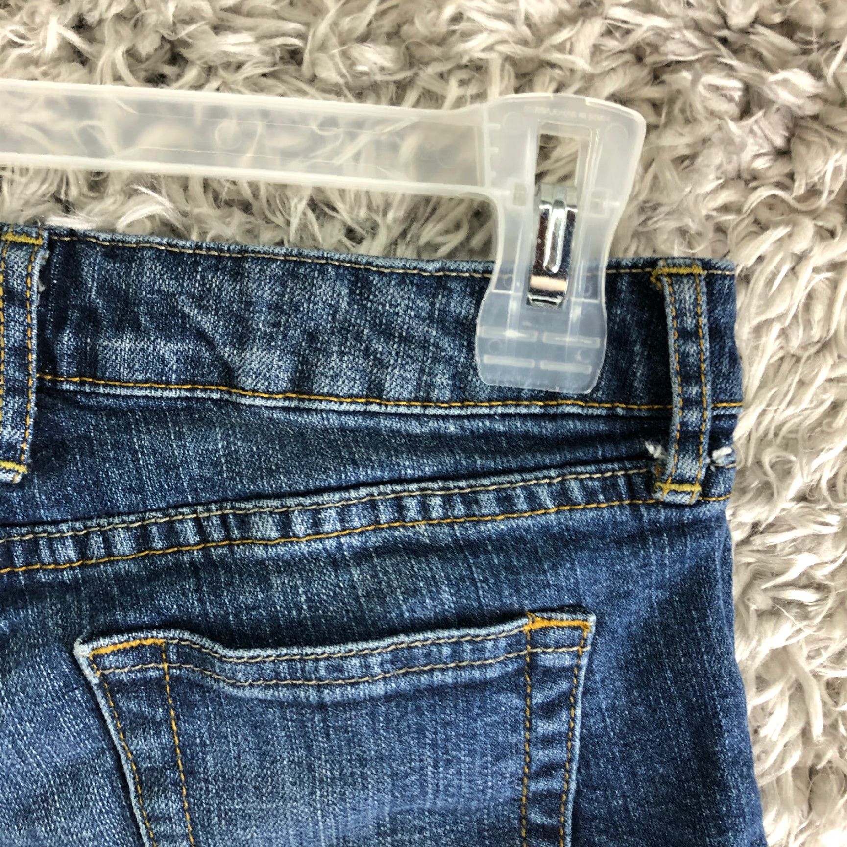Vintage Charlotte Russe Shorts Womens Size 0 Low Rise Medium Wash Boyfriend Blue Jean Size 27" / US 4 / IT 40 - 5 Thumbnail