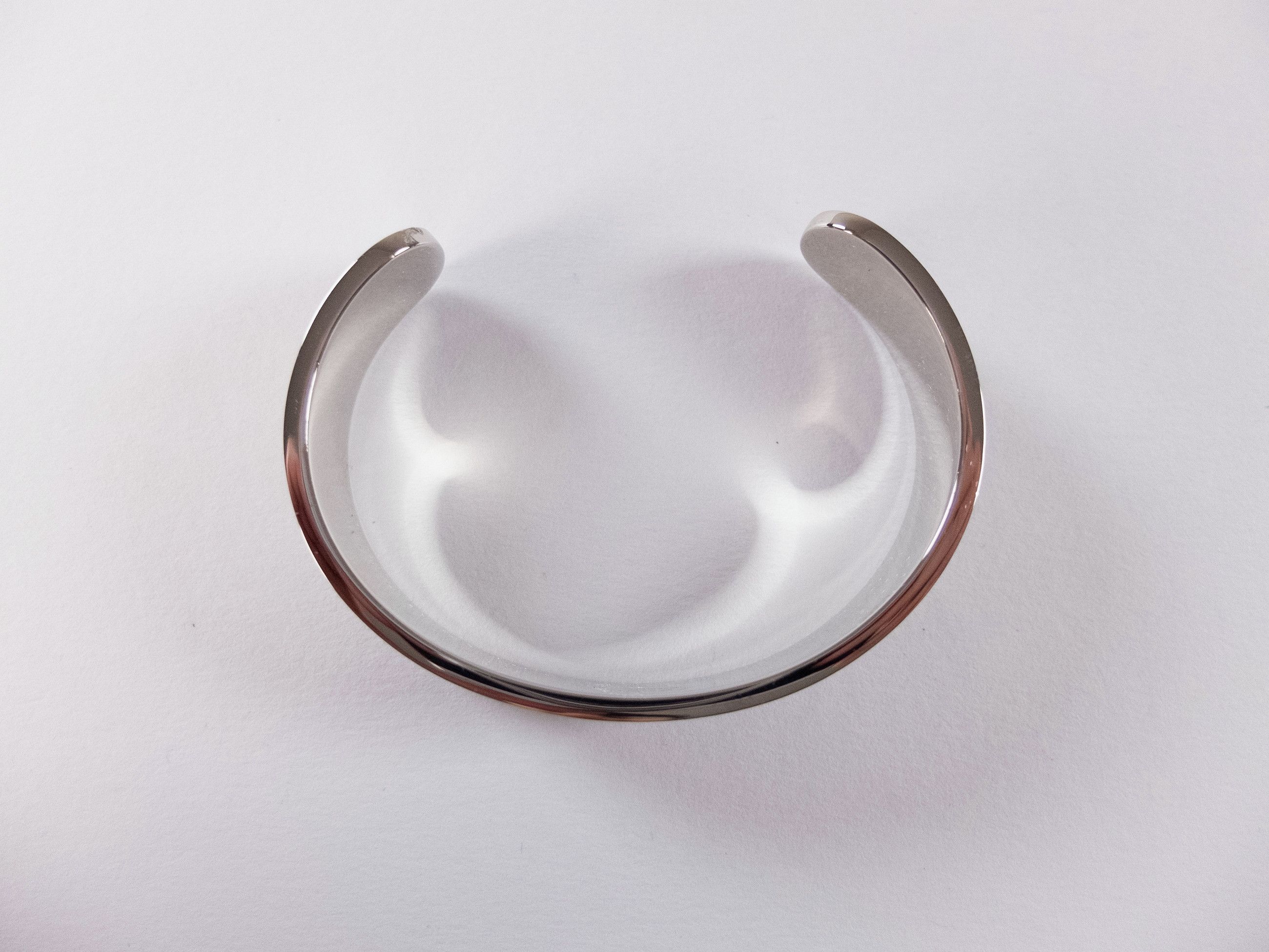 Fendi FENDI F logo silver tone engraved metal bracelet Medium Size ONE SIZE - 7 Thumbnail