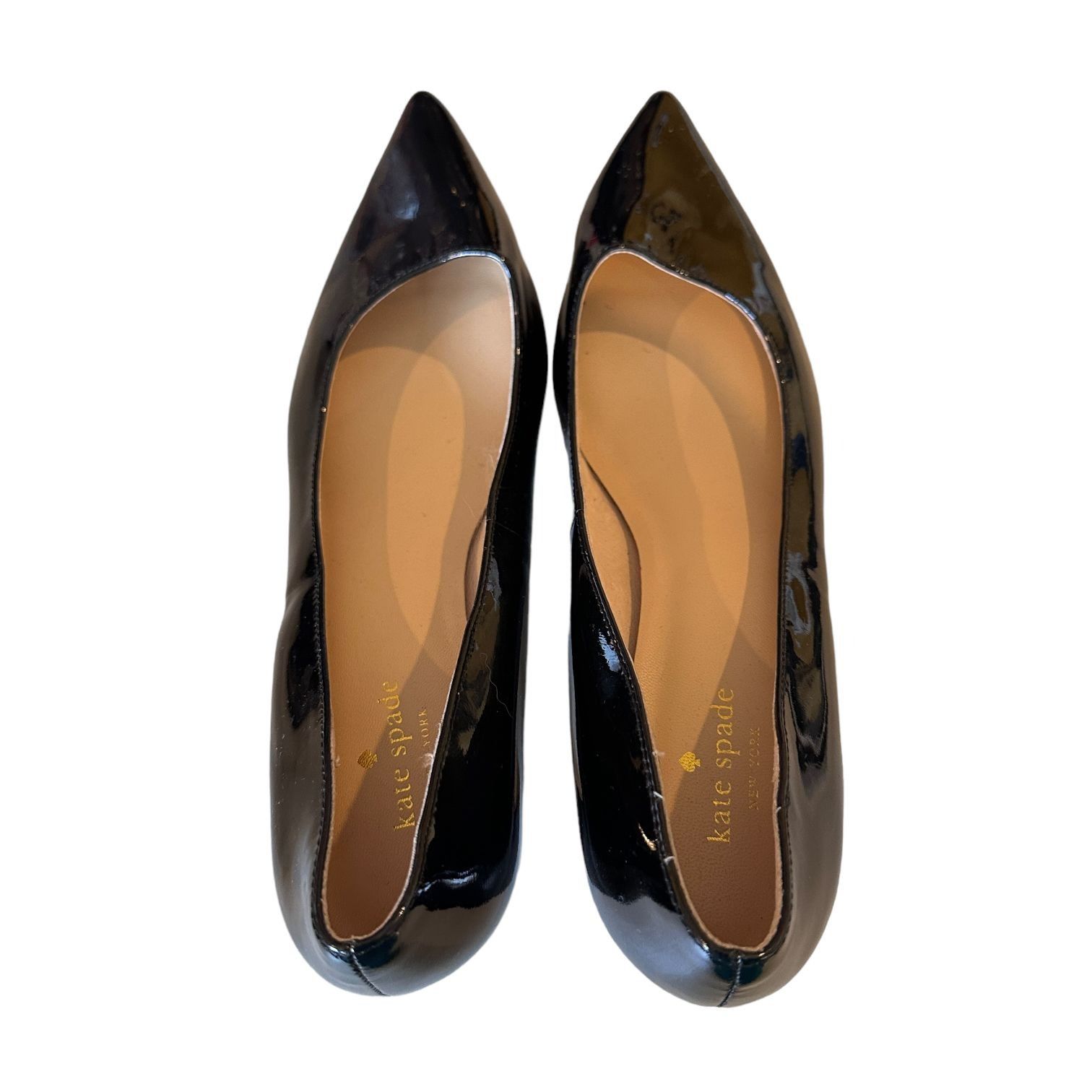 Kate Spade Kate Spade Black Patent Leather Pointed Toe Heels Pumps 11M Size US 11 / IT 41 - 10 Thumbnail