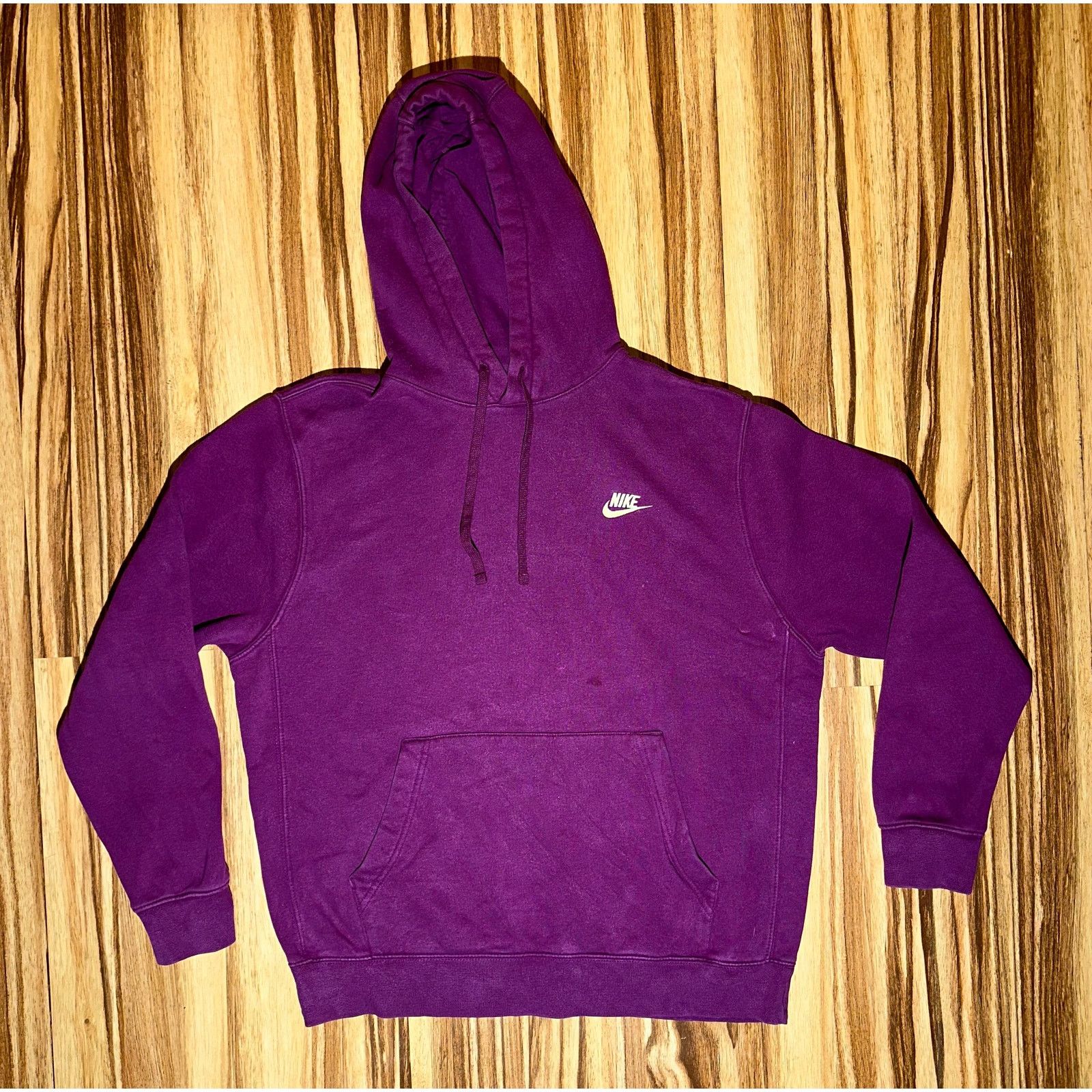 Nike Nike burgundy Hoodie Size Large Size L / US 10 / IT 46 - 1 Thumbnail