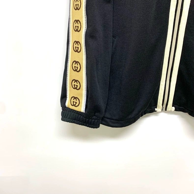 Gucci Gucci Size XXXL Black string logo jacket 2501-Nextarrow Size US XXL / EU 58 / 5 - 7 Thumbnail