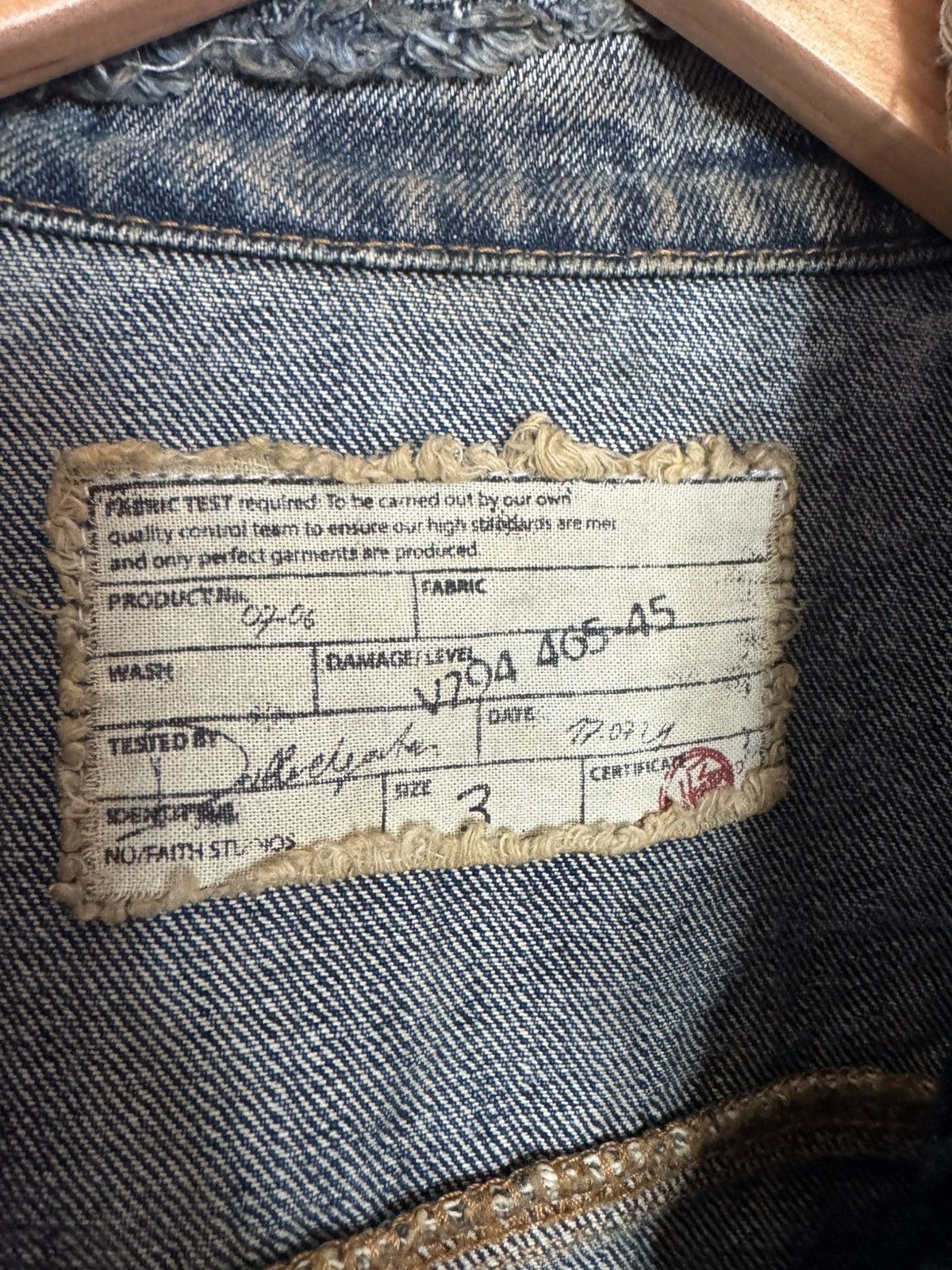No Faith Studios Denim Zip Jacket Size US L / EU 52-54 / 3 - 3 Thumbnail