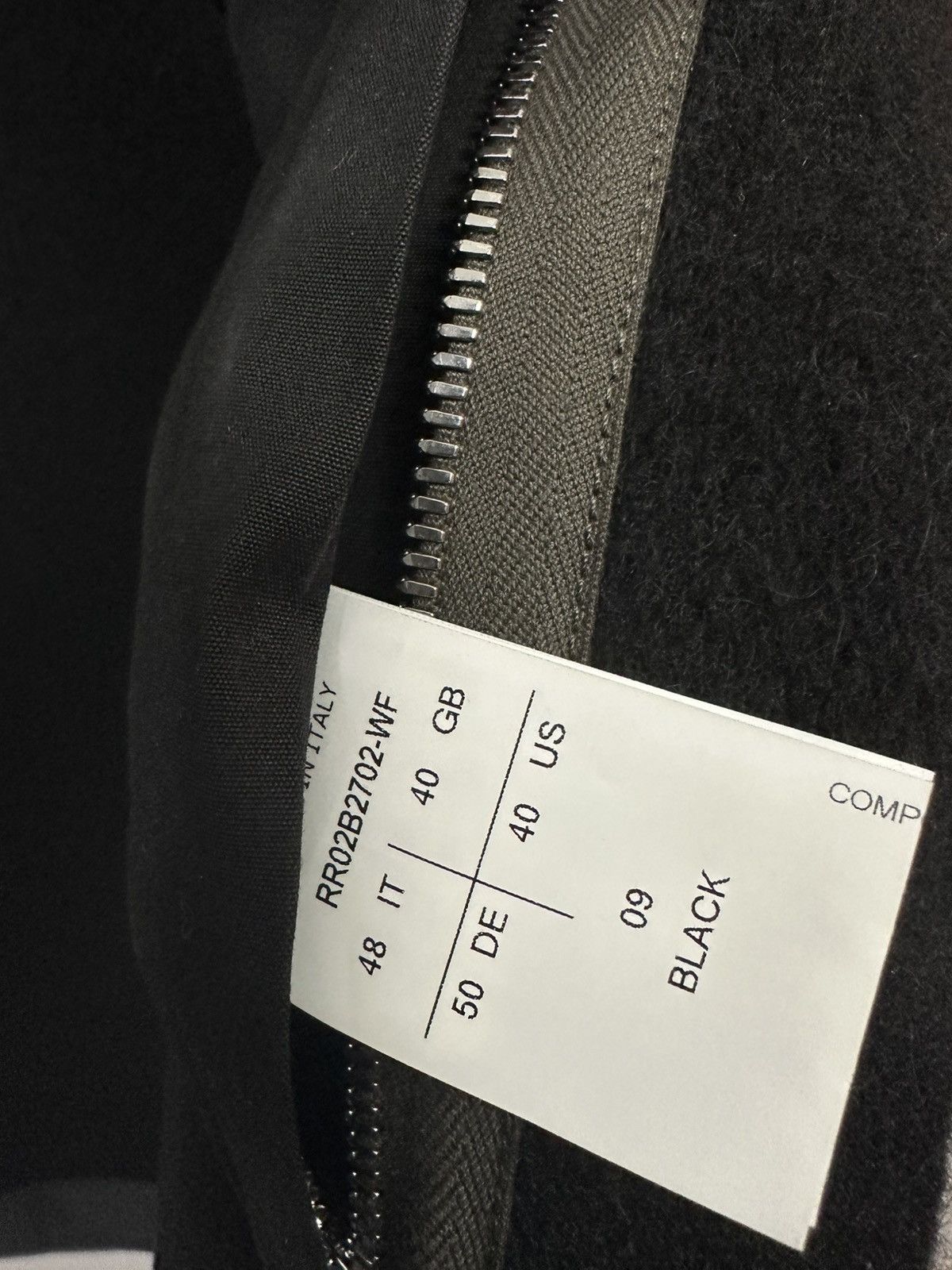Rick Owens FW22 ‘STROBE’ Jumbo Fogpocket Boiled Wool Vest Size US M / EU 48-50 / 2 - 7 Thumbnail