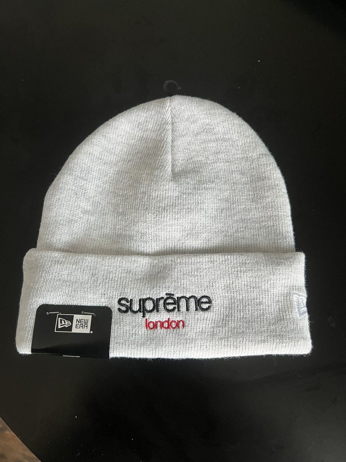 Supreme Supreme New Era S Logo Beanie Ash Grey | Grailed