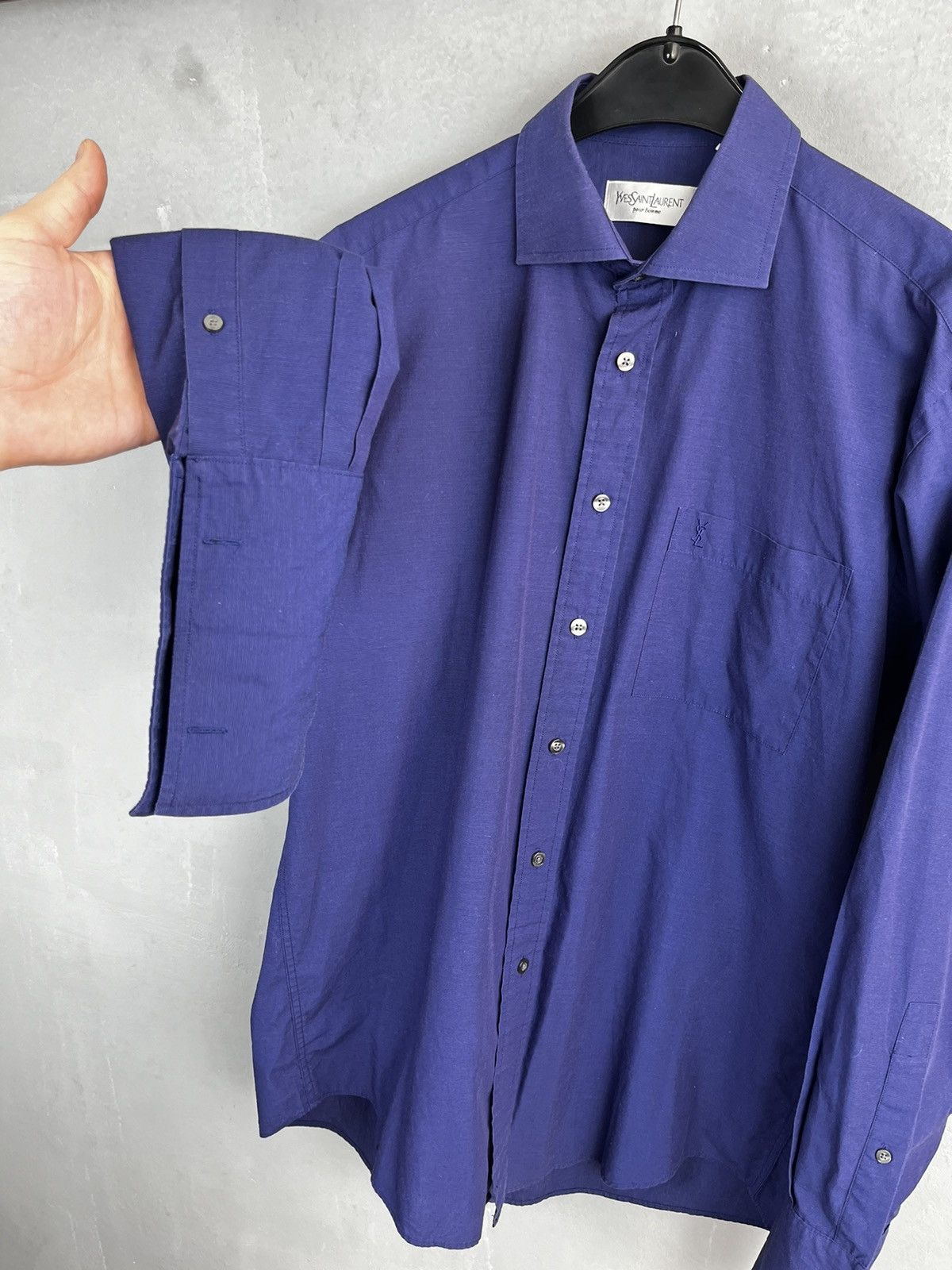 Vintage × Yves Saint Laurent YVES SAINT LAURENT shirt vintage Size US XL / EU 56 / 4 - 7 Thumbnail