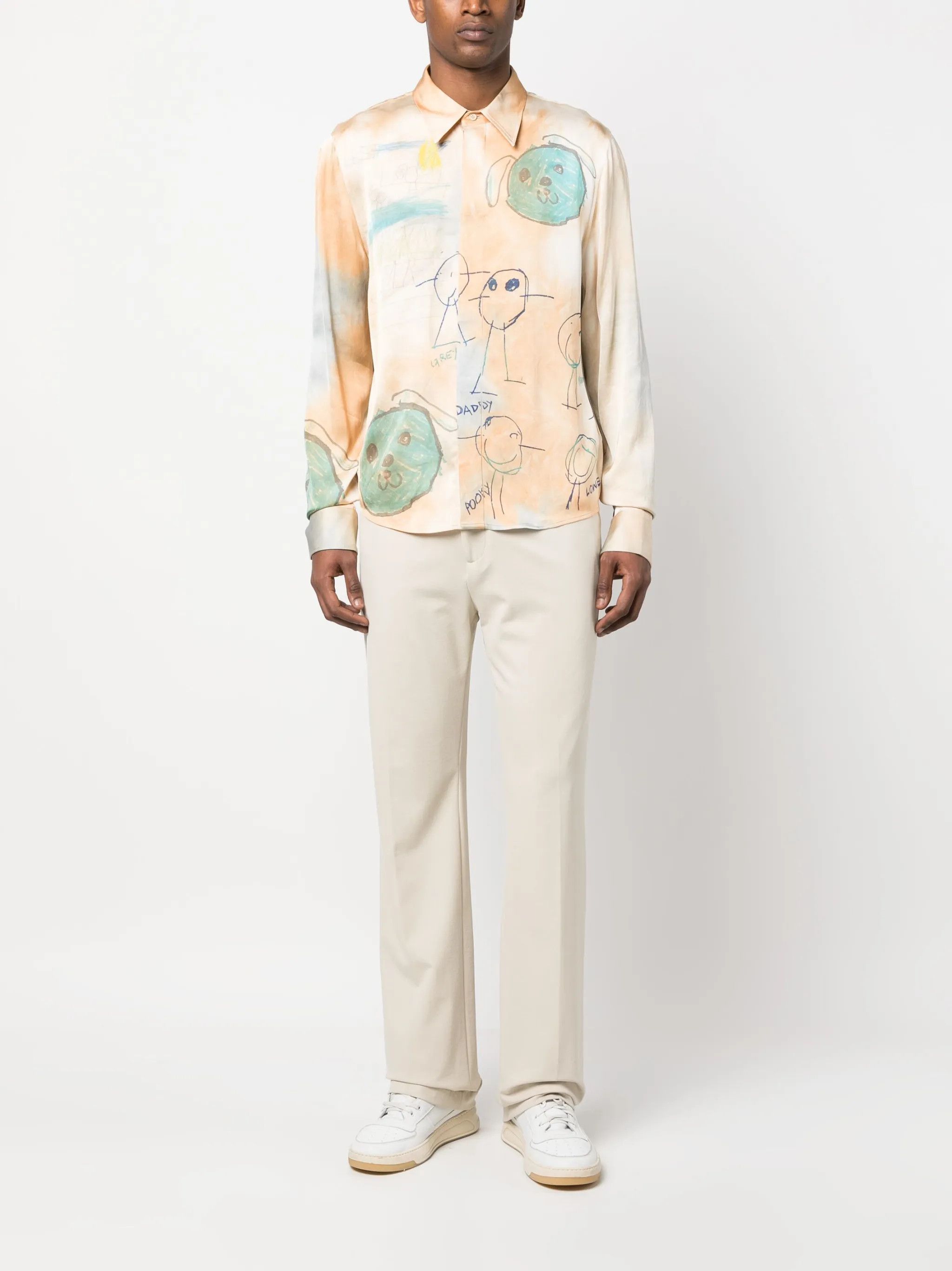 Off-White o1y0325 Patterned Shirt in Multicolor Size US M / EU 48-50 / 2 - 5 Thumbnail