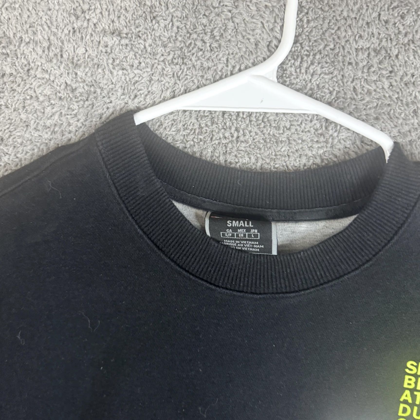 Champion Champion Sweatshirt Mens Small Black Fleece Crewneck Graphic Pullover Logo Size US S / EU 44-46 / 1 - 5 Thumbnail