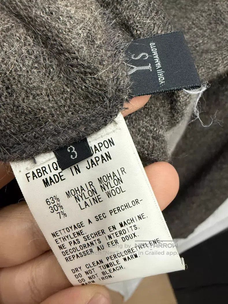 Yohji Yamamoto YOHJI YAMAMOTO Cape Mohair Asymmetrical Cardigan Size US L / EU 52-54 / 3 - 7 Thumbnail