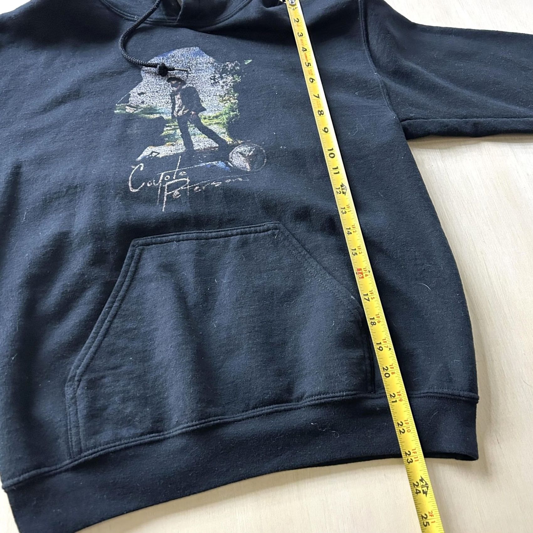 Gildan Gildan Mens Hooded Fleece Sweatshirt - Size S Black Coyote Graphic Size US S / EU 44-46 / 1 - 6 Thumbnail