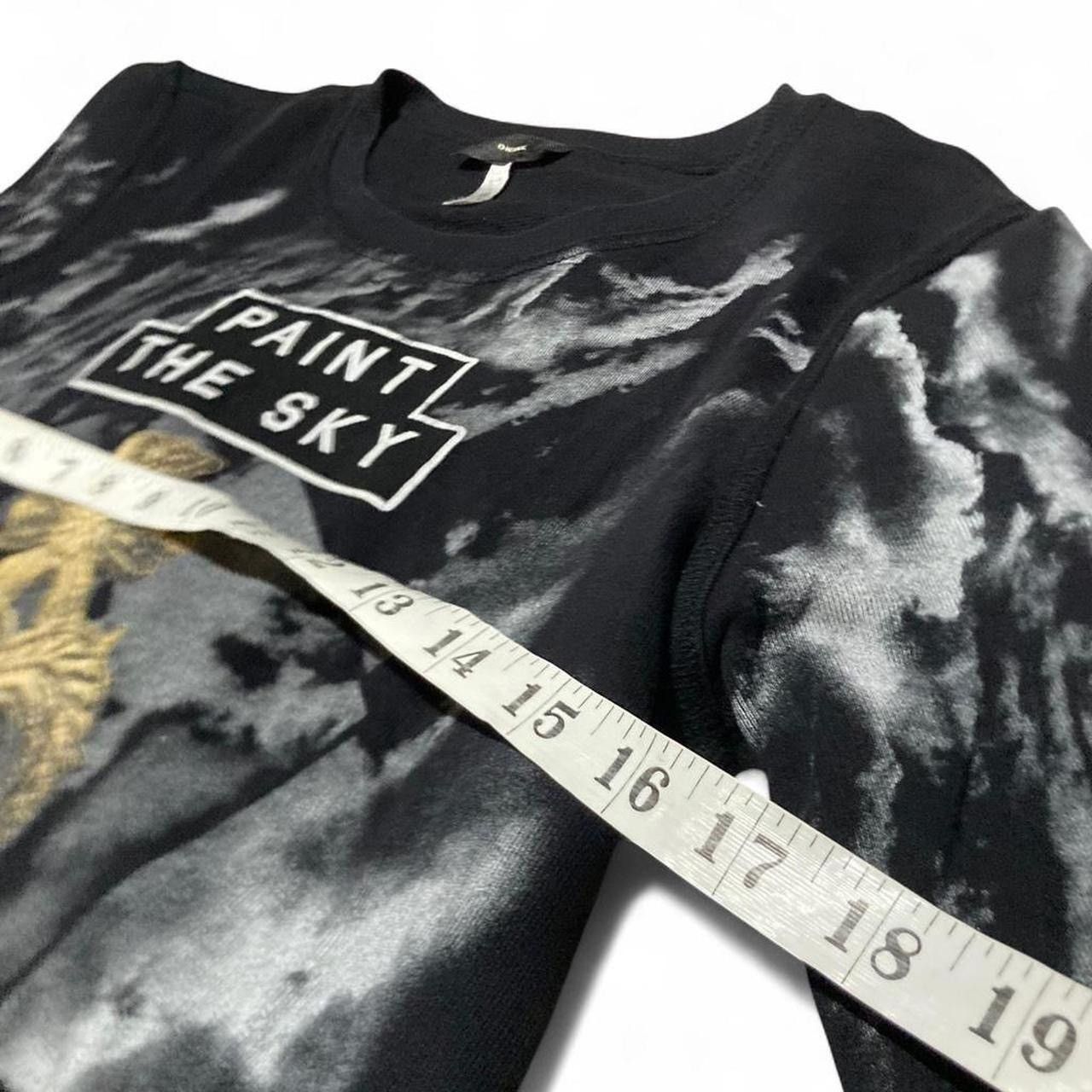 Diesel Diesel Paint the Sky Black 👁️ sweatshirt Size S / US 4 / IT 40 - 2 Thumbnail