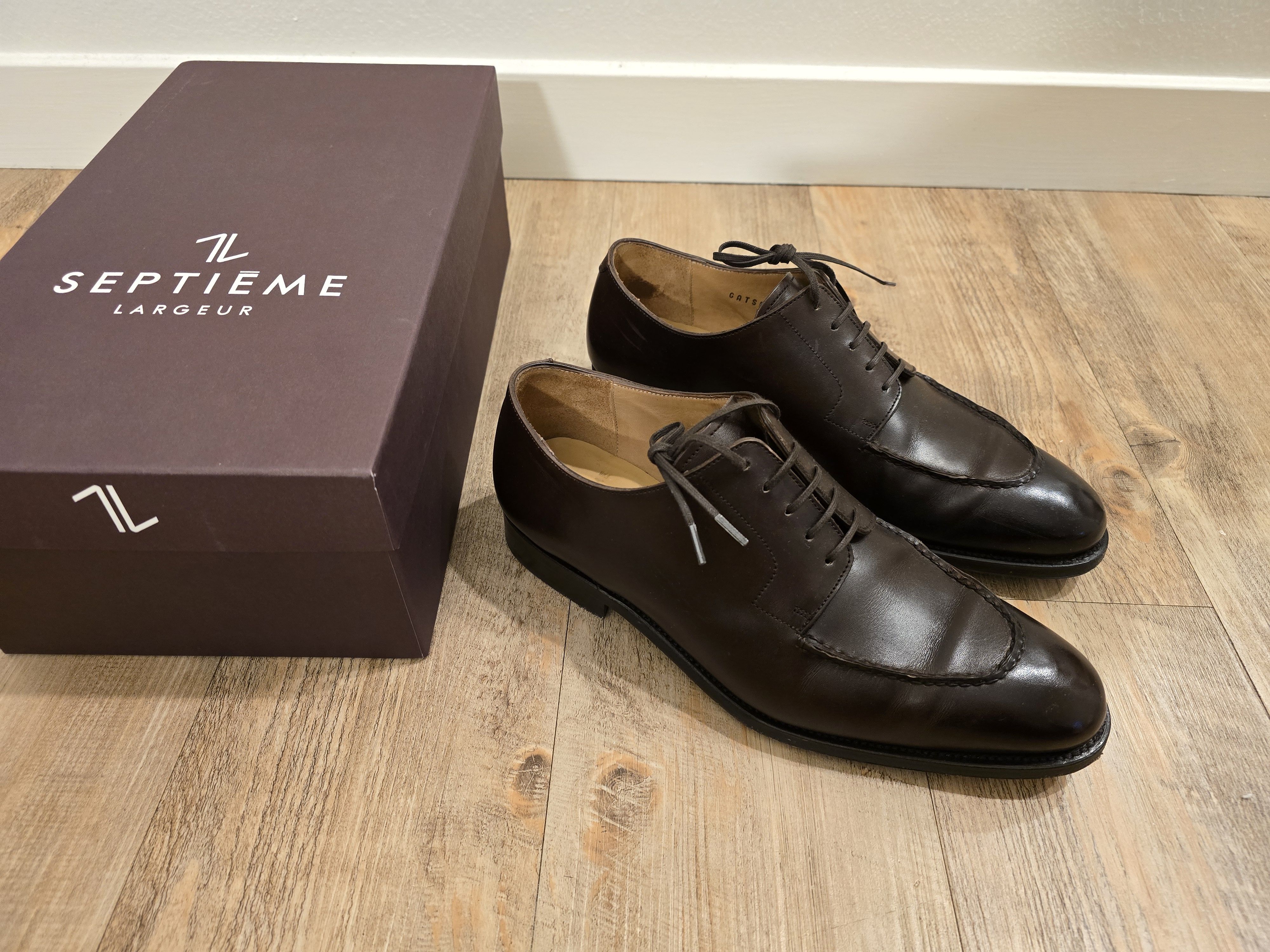 Septieme Largeur Septieme Largeur Derby Dress Leather Shoes, 6.5 US / 7.5 UK Size US 7.5 / EU 40-41 - 1 Thumbnail