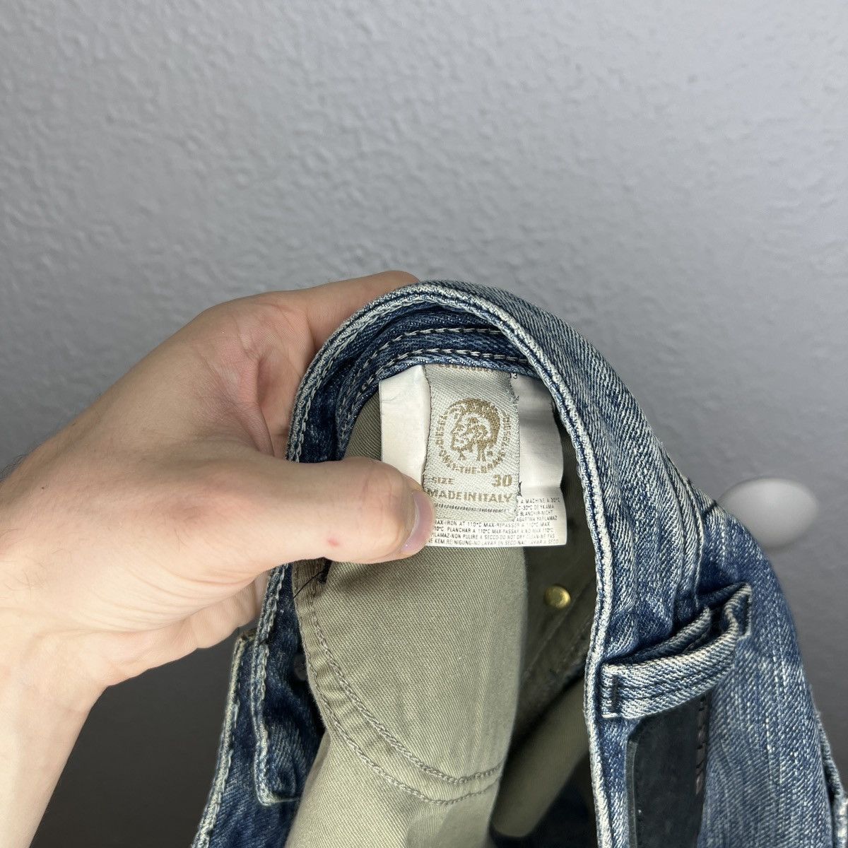 Diesel Vintage Diesel Jeans Denim Trousers Pants Y2K Distressed Size US 32 / EU 48 - 10 Thumbnail