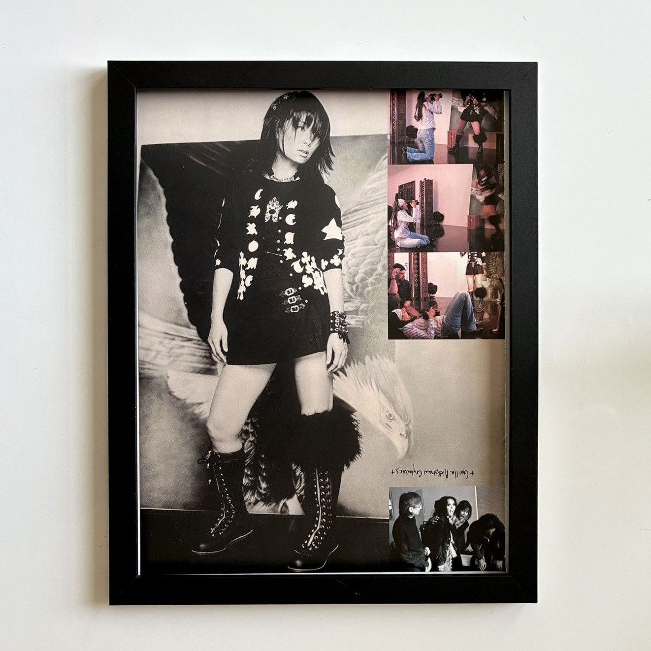 Chrome Hearts × Japanese Brand × Vintage Chrome Hearts Hot girl photo Poster framed 9x11 Size ONE SIZE - 1 Thumbnail