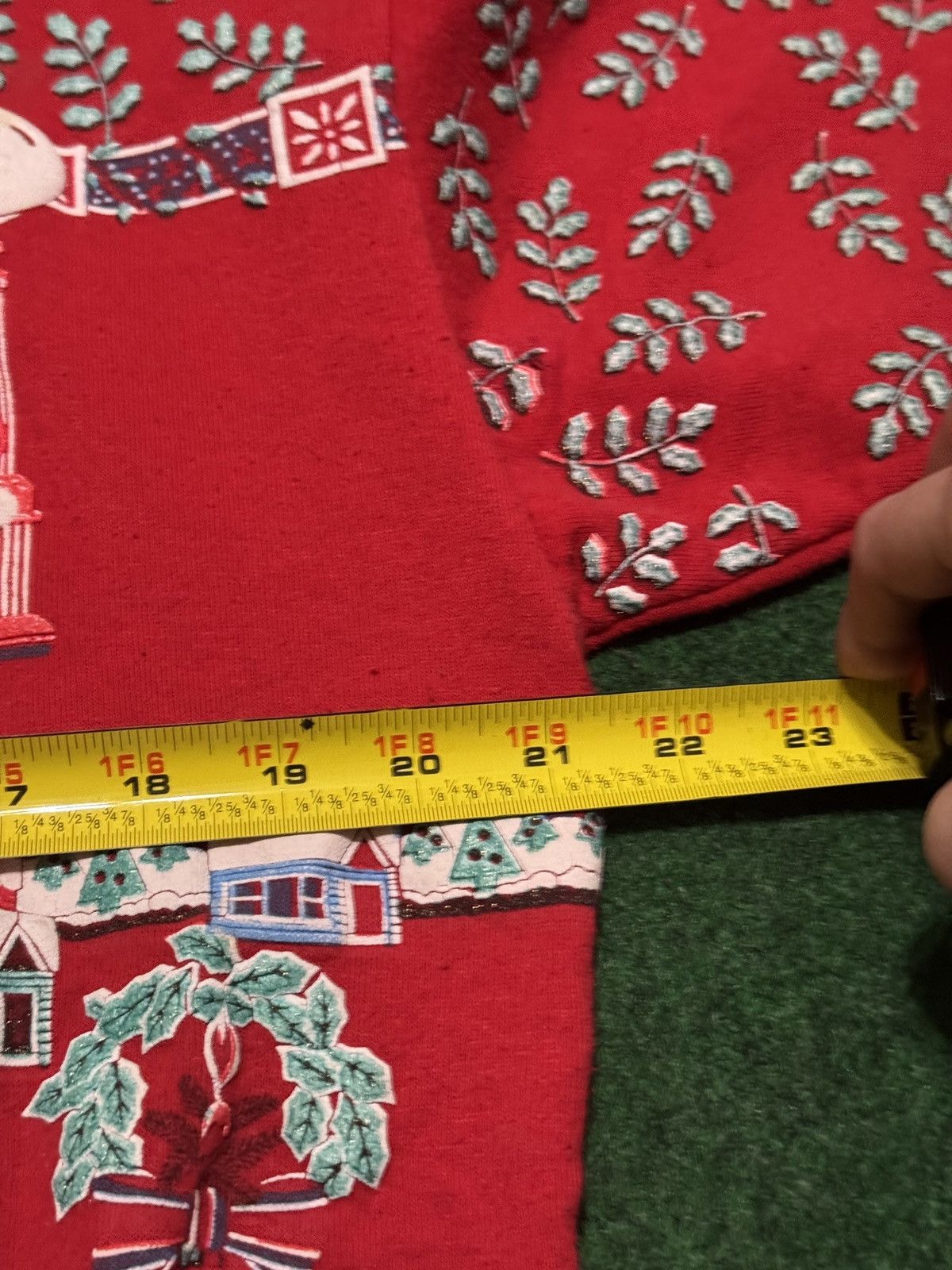 Vintage Vintage 80s 90s Christmas Retro Puff Red Sm Ugly Sweater Size S / US 4 / IT 40 - 5 Thumbnail