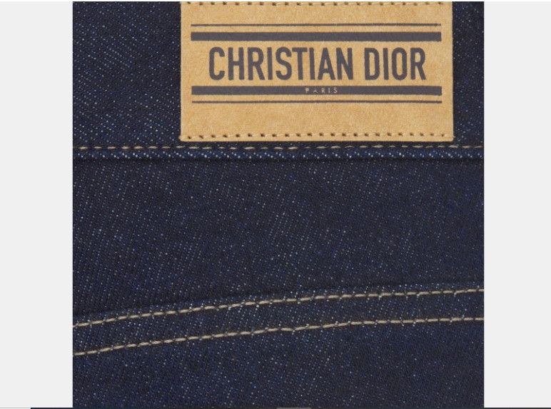 Dior o1w1db10225 412P36A3 Fitted Jeans in Deep Blue Size 27" / US 4 / IT 40 - 3 Thumbnail