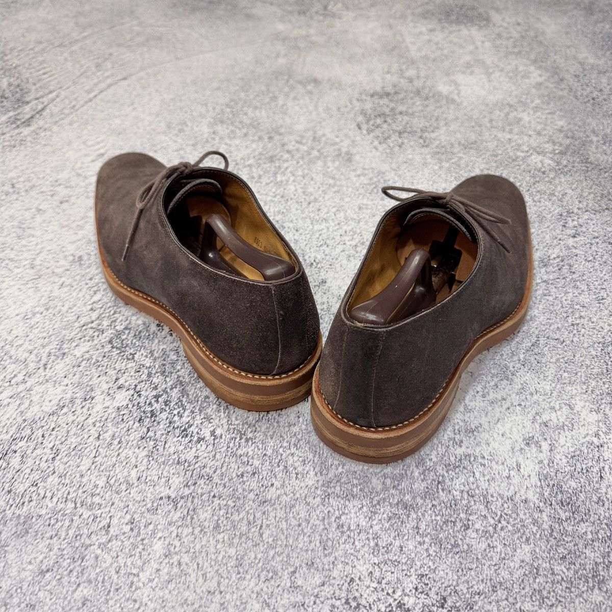 Carlos Santos Carlos Santos Mens Brown Suede Oxfords US9.5 UK8.5 Size US 9.5 / EU 42-43 - 6 Thumbnail