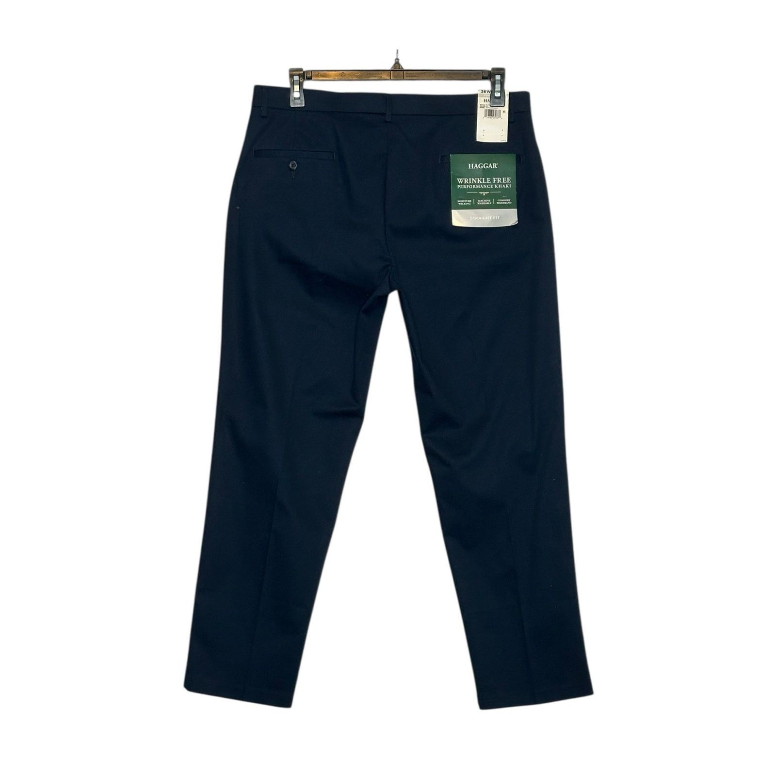 Haggar Haggar blue wrinkle free performance khaki pants size 36 Size US 36 / EU 52 - 2 Thumbnail