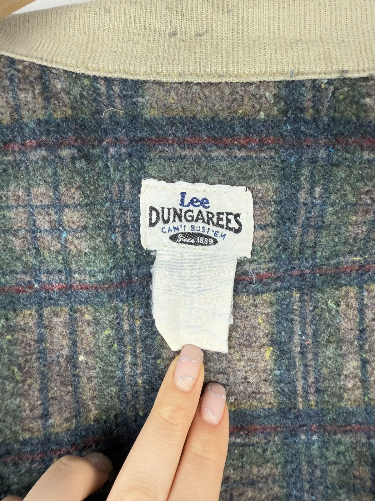 Lee Dungarees Vintage Blanket Lined Denim Trucker Jacket