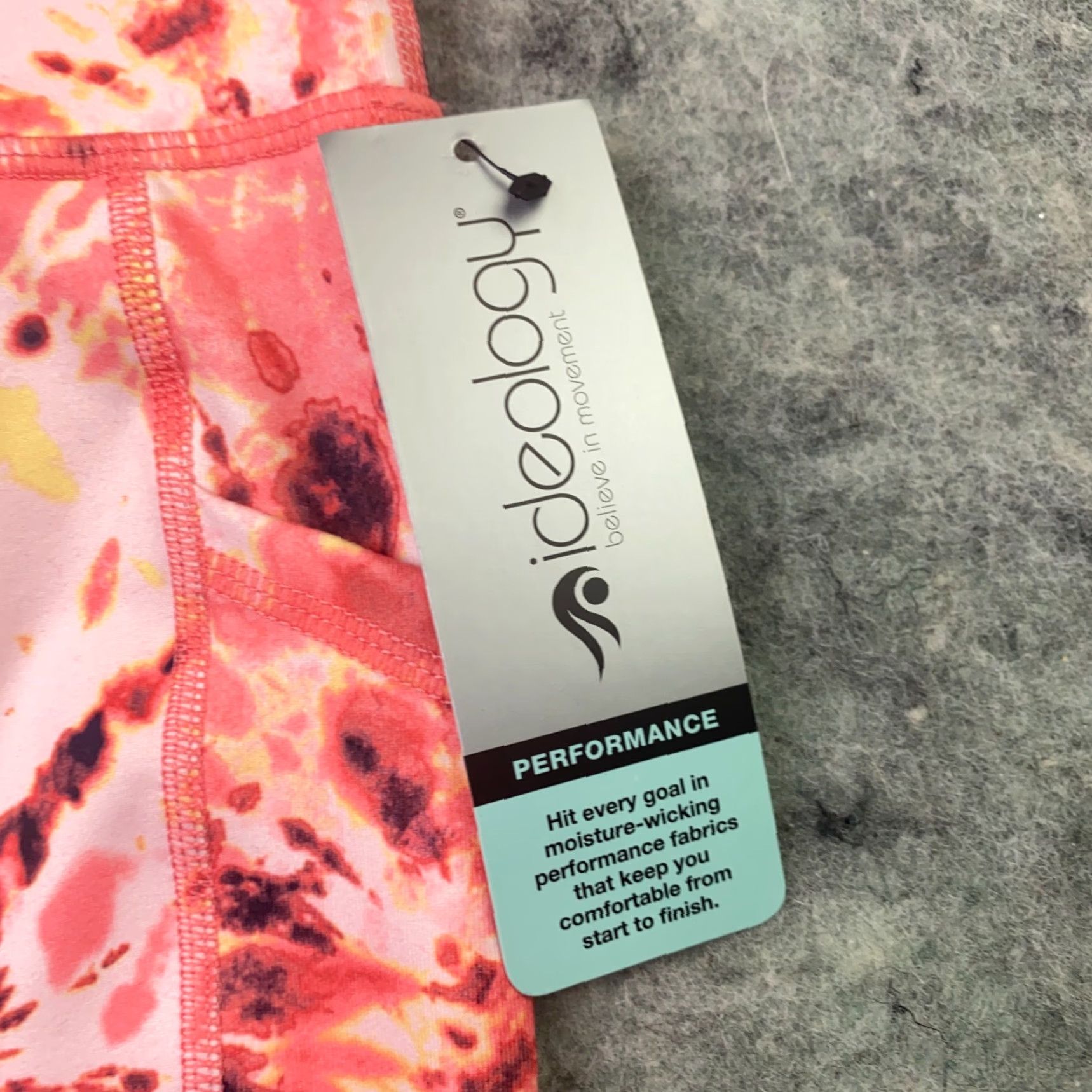 Vintage Ideology Womens Leggings XS Pink Tie-Dye Built-In Pocket Hi-Rise Cropped UPF 50 Size 26" / US 2 / IT 38 - 4 Thumbnail