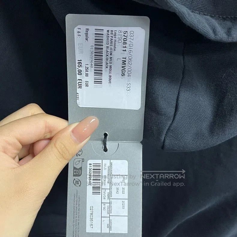 Balenciaga Balenciaga Black Logo Embroidered Hoodie. Size US L / EU 52-54 / 3 - 5 Thumbnail
