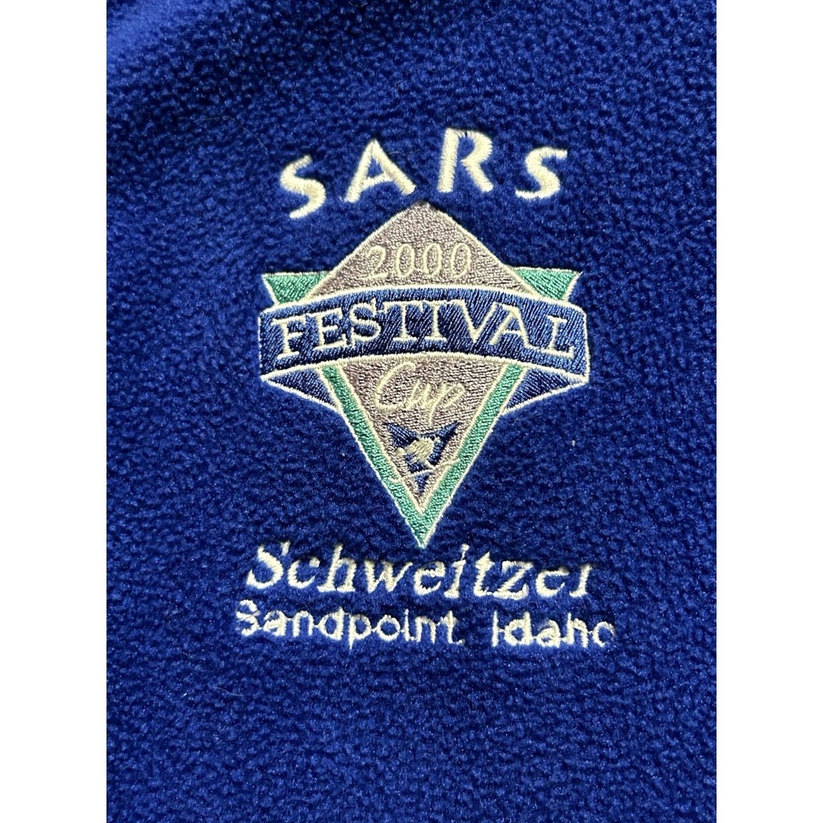 Vintage VINTAGE Marker Ski Vest Men’s M Blue 2000 Festival All Seasons Full Zip Mid-Length Size US M / EU 48-50 / 2 - 4 Thumbnail