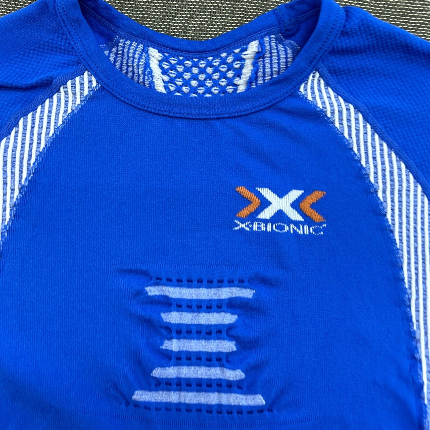 Vintage X-Bionic The Trick Mens Compression Shirt XL Short Blue Sleeves Running Size US XL / EU 56 / 4 - 4 Thumbnail