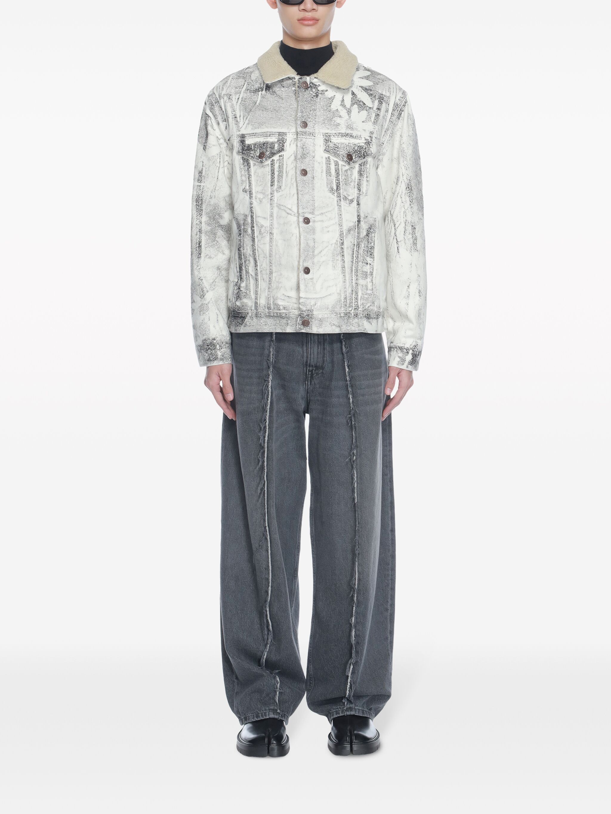 Maison Margiela o1y1124 Denim Jacket in Multicolor Size US S / EU 44-46 / 1 - 2 Thumbnail