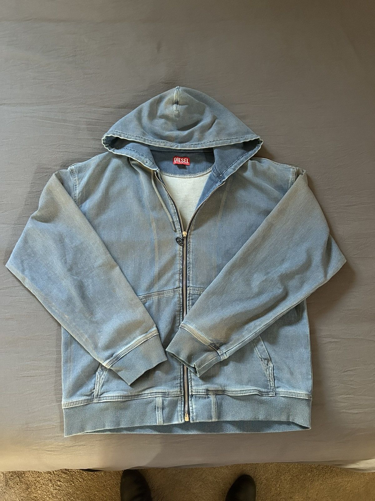 Diesel DIESEL D-GIR-S Track Zip Up. Size US M / EU 48-50 / 2 - 1 Thumbnail