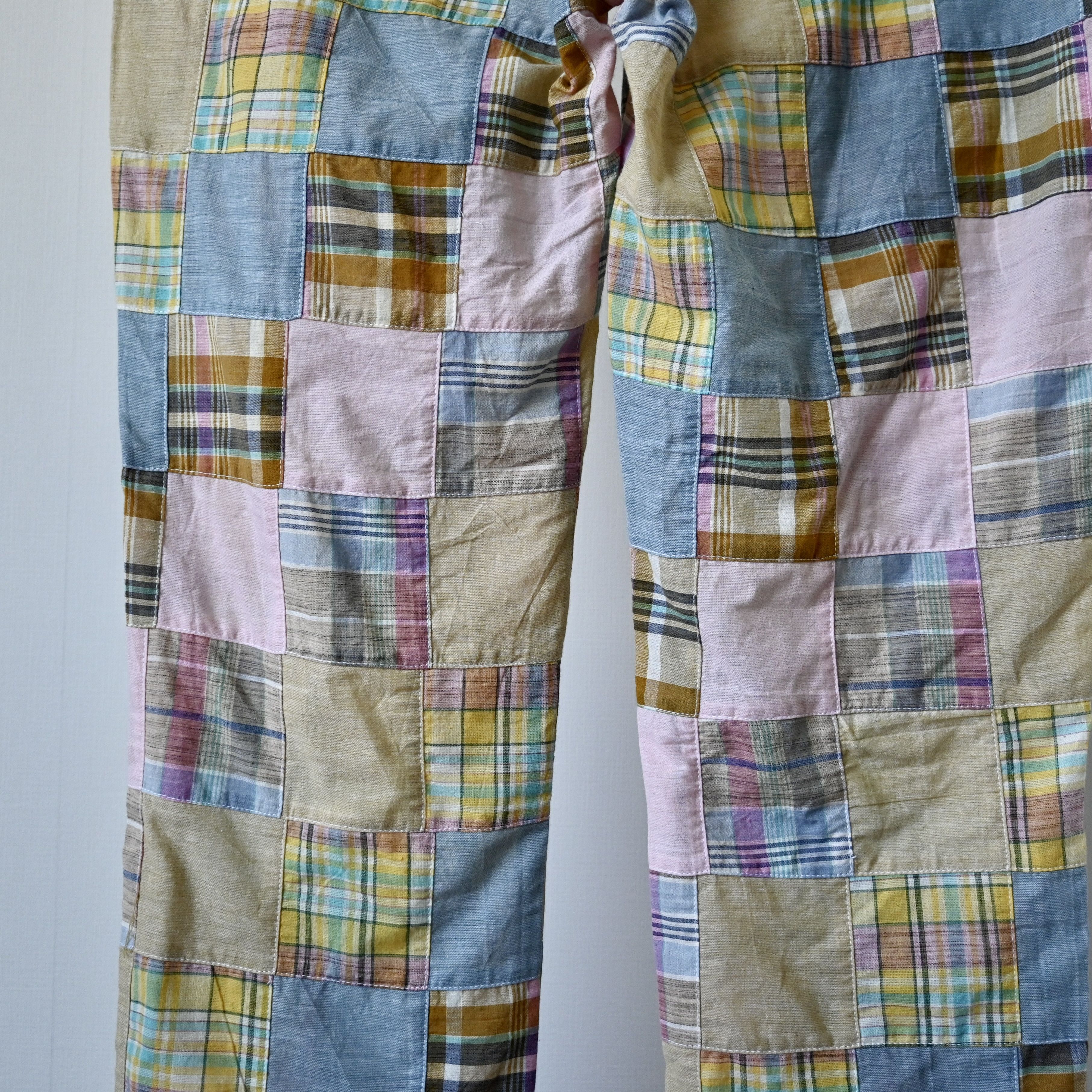 Japanese Brand UNUSED, Jackson Matisse India madras patchwork trousers Size US 33 - 5 Thumbnail