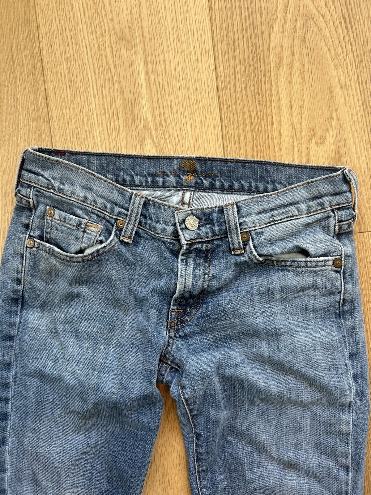 7 For All Mankind × Japanese Brand 7 for all mankind flared jeans Size US 28 / EU 44 - 2 Thumbnail