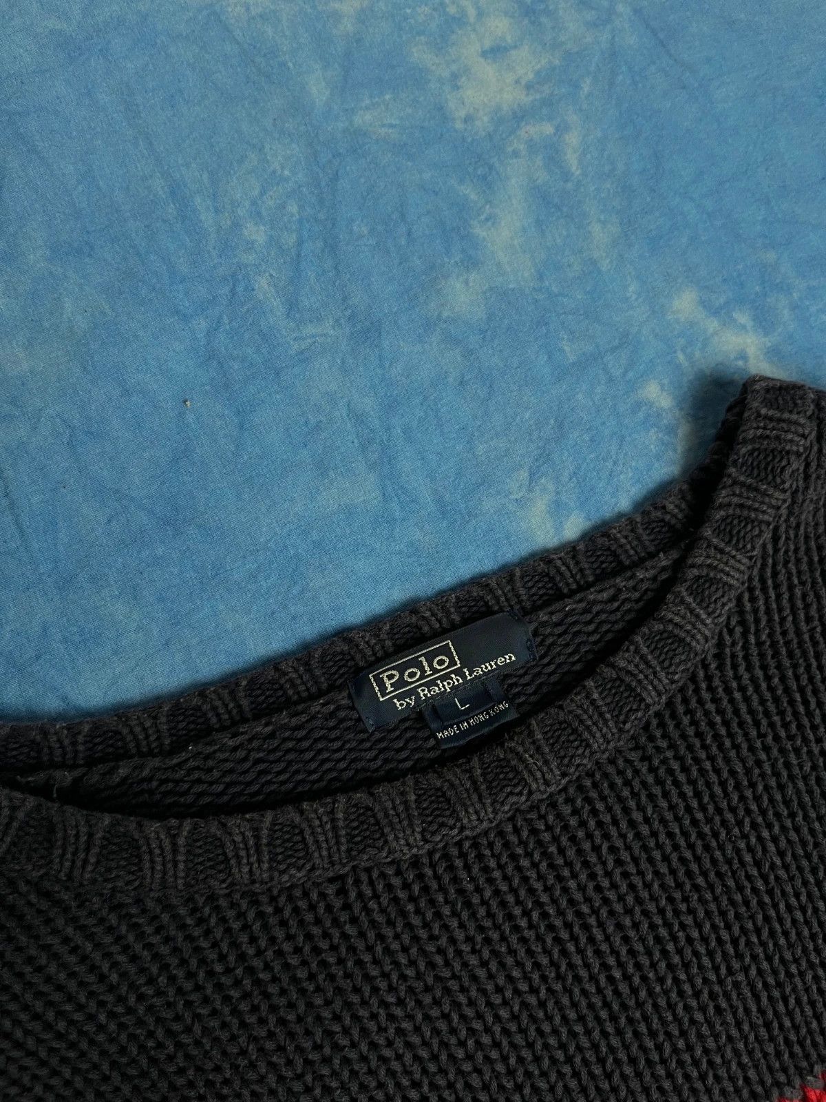 Polo Ralph Lauren Vintage 80s Polo Ralph Lauren USA Flag Polo USA Flag Size US L / EU 52-54 / 3 - 5 Thumbnail