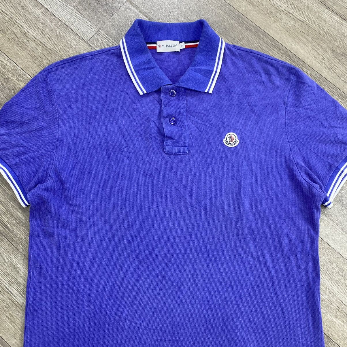 Moncler Vintage Moncler Maglia Manica Corta Polo Shirt Luxury Size US S / EU 44-46 / 1 - 2 Thumbnail
