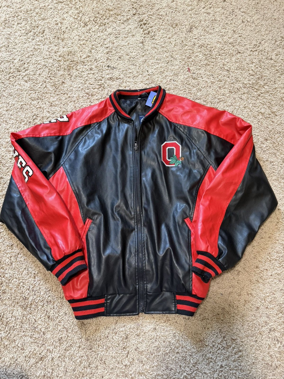 Steve And Barrys Vintage Ohio State Bomber Jacket Size US S / EU 44-46 / 1 - 2 Thumbnail