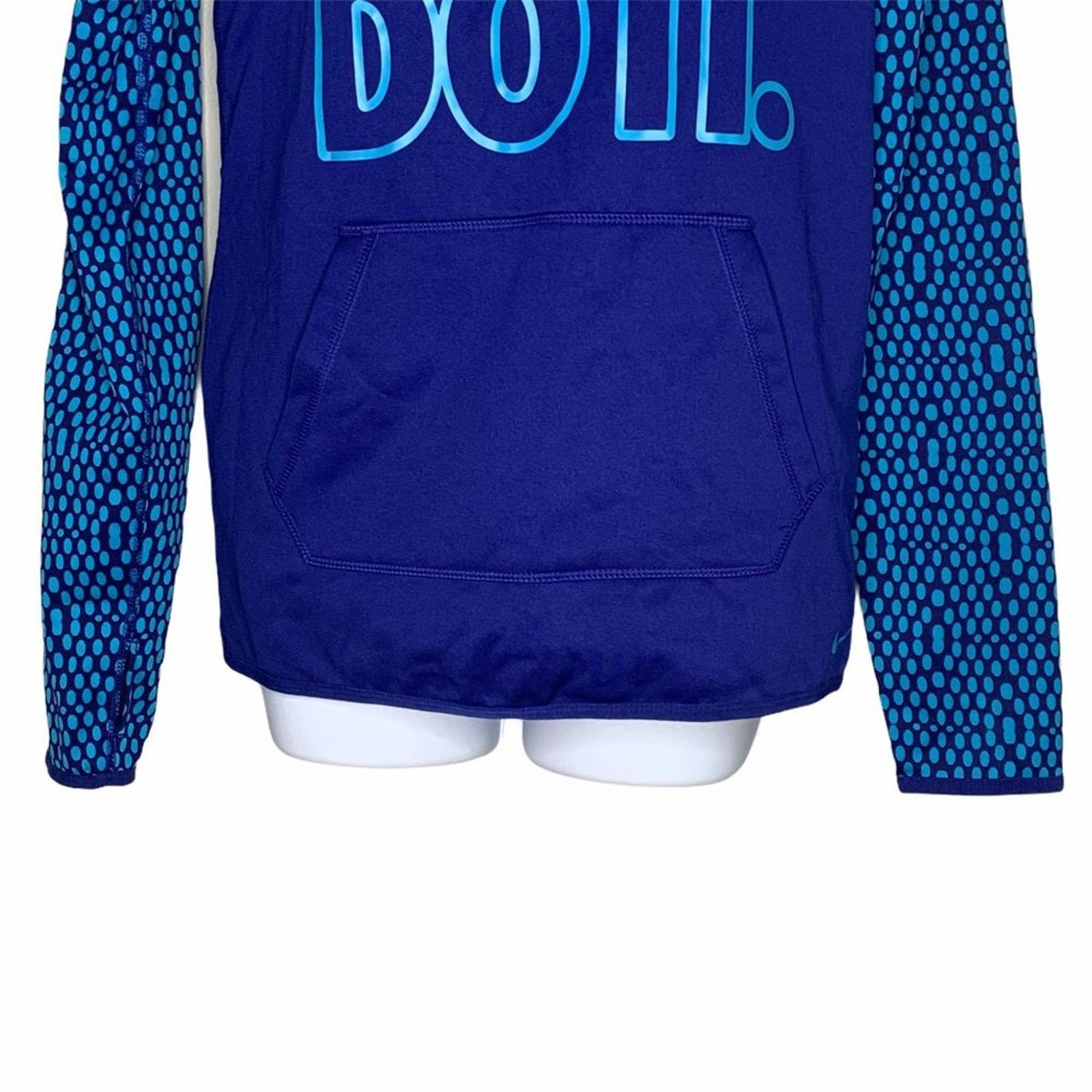 Nike Nike Just Do It Streetwear Blue Hoodie Small Therma Fit Size S / US 4 / IT 40 - 2 Thumbnail